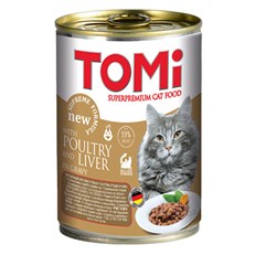Tomi Kanatlı Eti ve Ciğerli Yetişkin Konserve Kedi Maması