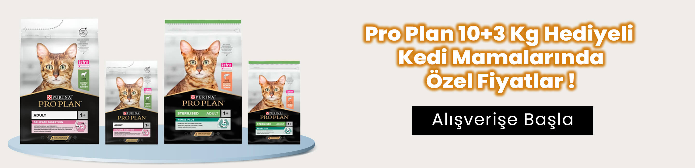 Pro Plan 10+3 Kg Hediyeli Kedi Mamaları Süper Fiyatlar!