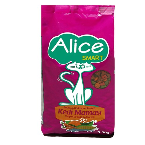 Alice Smart Tavuklu ve Sebzeli Yetişkin Kuru Kedi Maması