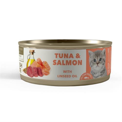 Amity Süper Premium Tuna ve Somonlu Yavru Konserve Kedi Maması