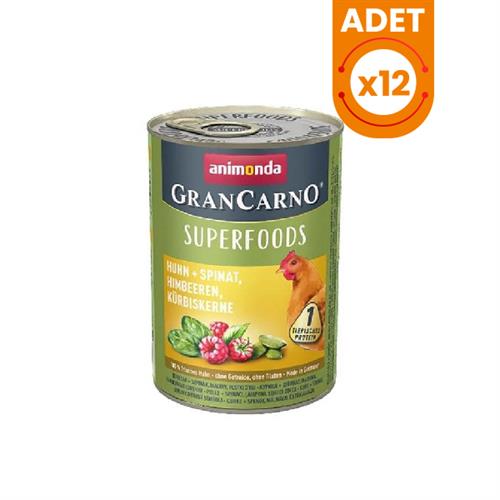 Animonda Gran Carno Superfoods Tavuklu Yetişkin Köpek Konservesi