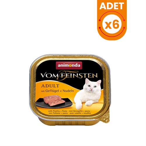 Animonda Kümes Hayvanı ve Makarnalı Yetişkin Konserve Kedi Maması