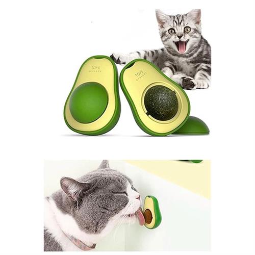 Avokado Catnipli Kedi Çimi Topu Kedi Nanesi Oyuncağı