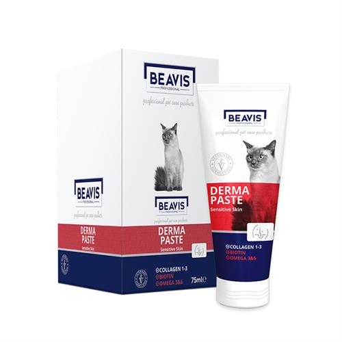 Beavis Derma Sensitive Skin Deri ve Tüy Sağlığı Destekleyici Kedi Malt Macunu