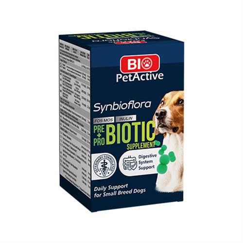 Bio Pet Active Küçük Irk Köpekler için Synbioflora Probiotik Suplement Tablet