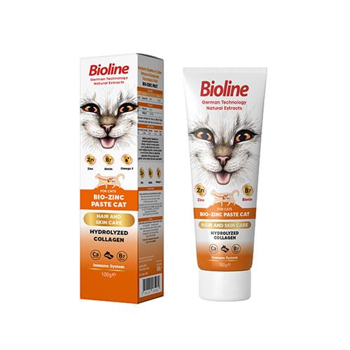 Bioline Deri ve Tüy Bakımı Destekleyici Biotin ve Zinc Paste Kedi Macunu
