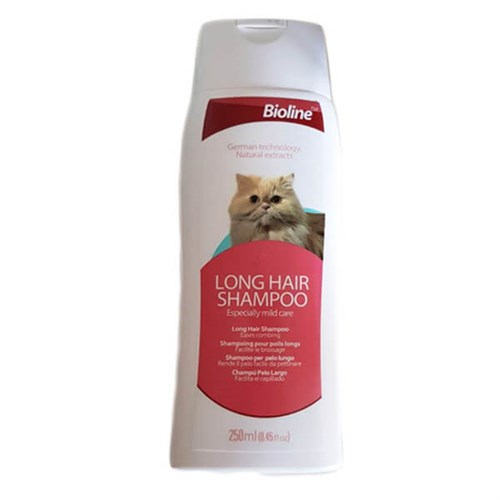 Bioline Uzun Tüylü Kediler İçin Şampuan