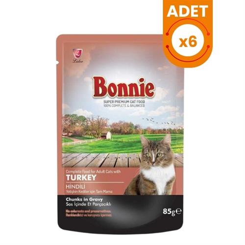 Bonnie Hindili Pouch Yetişkin Konserve Kedi Maması