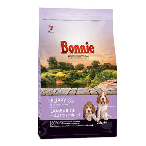 Bonnie Puppy Kuzu Etli ve Pirinçli Yavru Köpek Maması