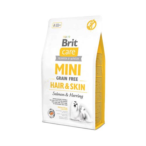 Brit Care Mini Hair Skin Somonlu Tahılsız Küçük Irk Köpek Maması