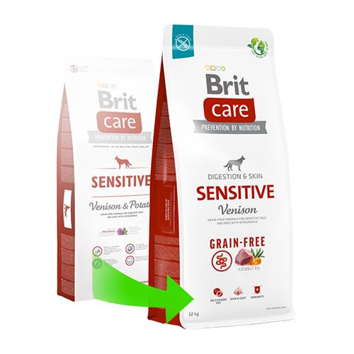 Brit Care Sensitive Tahılsız Geyik Etli ve Patatesli Yetişkin Köpek Maması