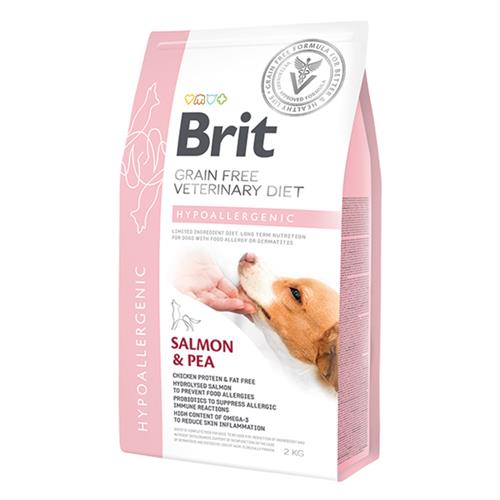 Brit Veterinary Diet Hypo-Allergenic Tahılsız Cilt Sağlığı Destekleyici Somonlu Köpek Maması