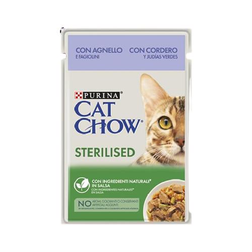 Cat Chow Sterilised Kuzu Etli Kısırlaştırılmış Konserve Kedi Maması
