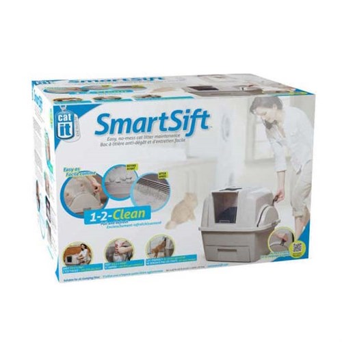 Catit Smart Sift Otomatik Temizlemeli Kedi Tuvaleti Gri
