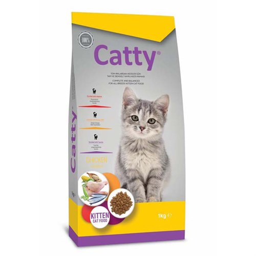 Catty Kitten Tavuklu Yavru Kedi Maması