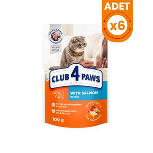 Club4Paws Premium Somonlu Pouch Kedi Konservesi