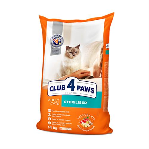 Club4Paws Premium Sterilised Tavuklu Kısırlaştırılmış Yetişkin Kedi Maması