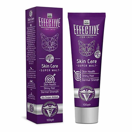 Delibon Effective Skin Care Malt Katkılı Deri ve Tüy Sağlığı Kedi Macunu