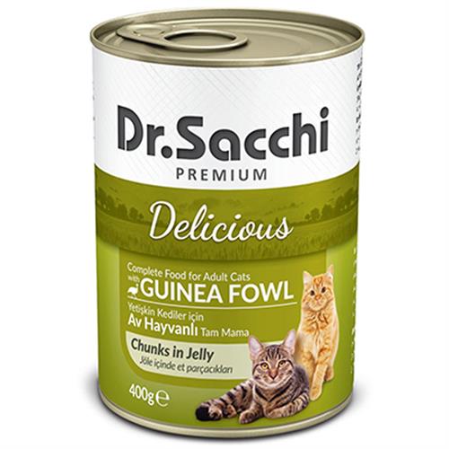 Dr.Sacchi Av Hayvanlı Yetişkin Kedi Konservesi