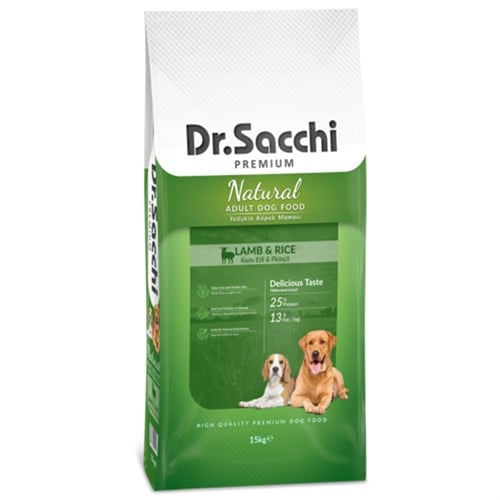 Dr.Sacchi Premium Natural Kuzulu Yetişkin Köpek Maması
