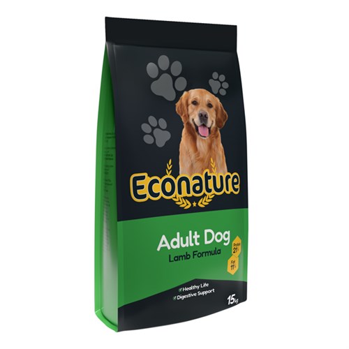 Econature Kuzu Etli Yetişkin Köpek Maması