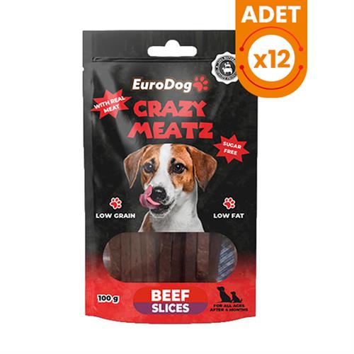 Euro Dog Dilimli Biftek Doğal Köpek Ödül Maması