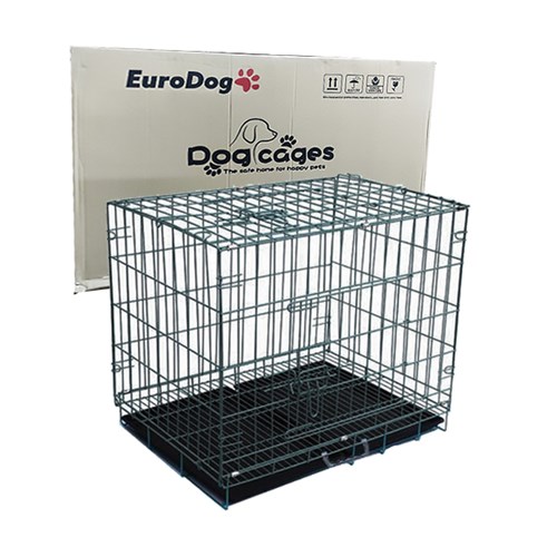 Euro Dog Siyah Tabanlı Köpek Kafesi