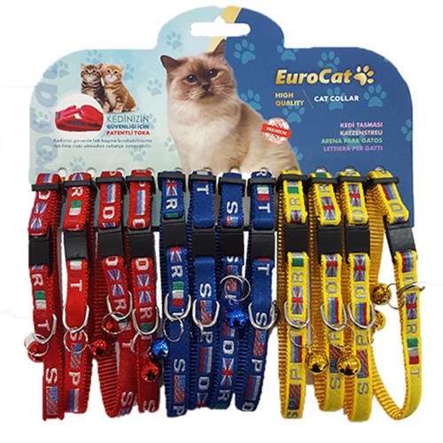 Eurocat Bayrak Desenli Kedi Boyun Tasması