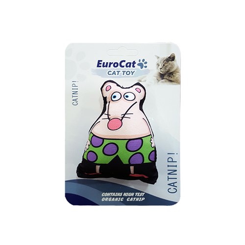 Eurocat Süper Beyaz Fare Şeklinde Kedi Oyuncağı