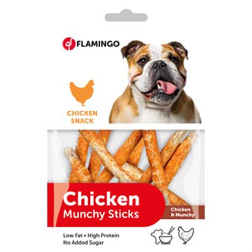 Flamingo Munchy Sticks Tavuk Etli Köpek Ödül Çubuğu