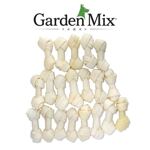 Garden Mix Düğümlü Beyaz Köpek Çiğneme Kemiği