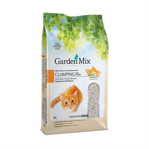 Garden Mix İnce Taneli Portakal Kokulu Kedi Kumu