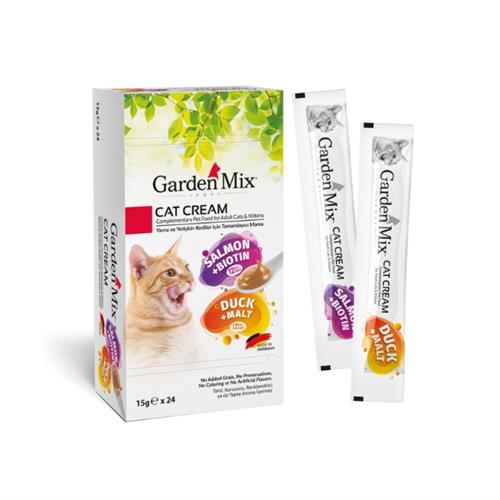 Garden Mix Somonlu ve Ördekli Sıvı Kedi Ödül Maması