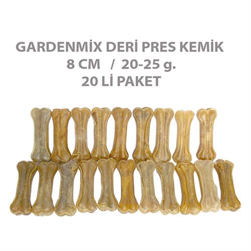 Garden Mix Sütlü Deri Kemik Köpek Ödülü