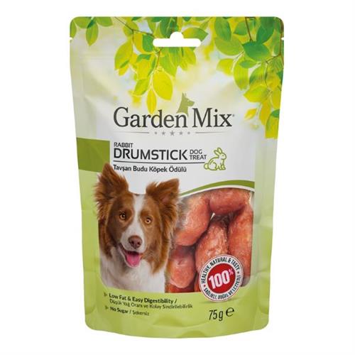 Garden Mix Tavşan Budu Düşük Yağlı Şekersiz Köpek Ödül Maması
