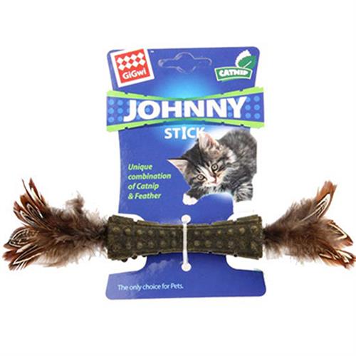 Gigwi Johnny Stick Doğal  Tüylü Kedi Oyuncağı