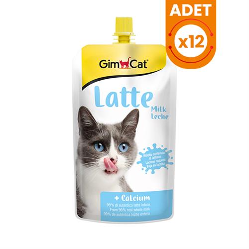 Gimcat Milk Latte Calcium Sıvı Kedi Sütü