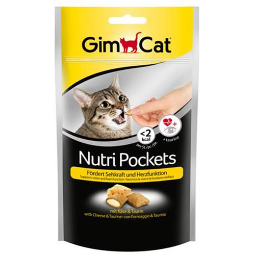 Gimcat Nutri Pockets Peynir Taurin Kedi Ödül Maması Tablet