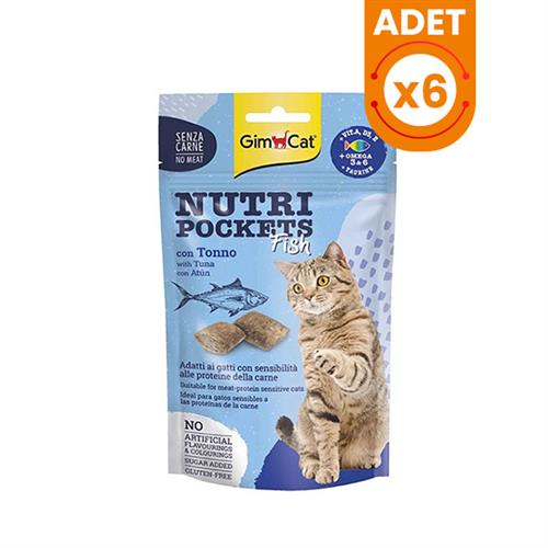 Gimcat Nutri Pockets Tuna Balıklı Kedi Ödül Maması
