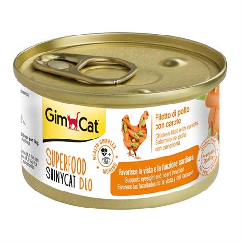 Gimcat Shinycat Fileto Tavuklu Ve Havuçlu Yetişkin Kedi Konservesi