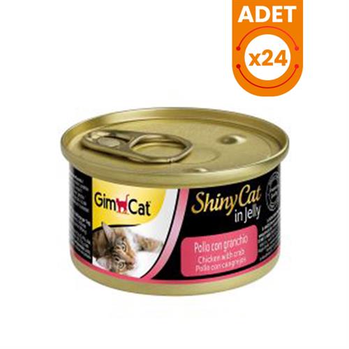 Gimcat Shinycat Tavuklu Yengeçli Konserve Kedi Maması