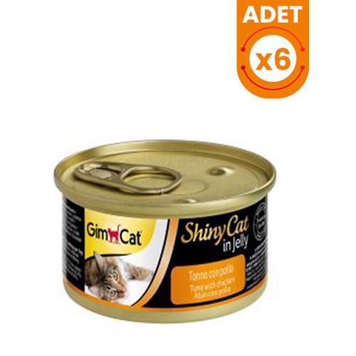 Gimcat Shinycat Tuna Balıklı Tavuklu Konserve Kedi Maması