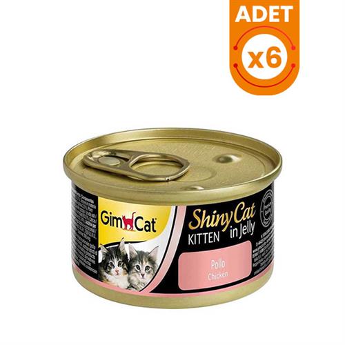 Gimcat Shinycat Yavru Tavuklu Konserve Kedi Maması