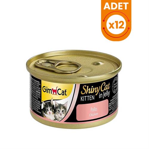 Gimcat Shinycat Yavru Tavuklu Konserve Kedi Maması