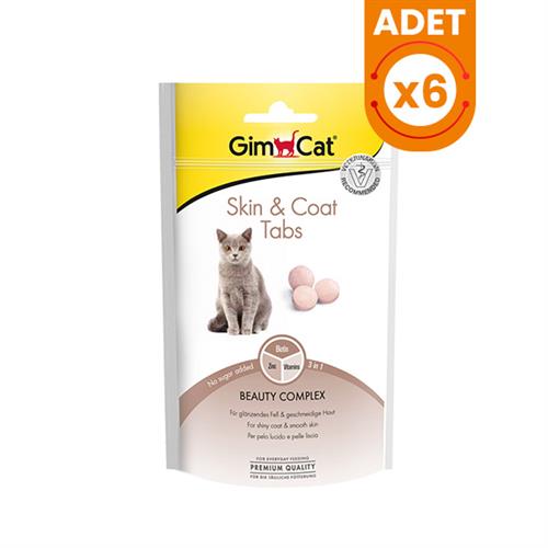 Gimcat Skin Coat Kedi Ödül Maması Tablet