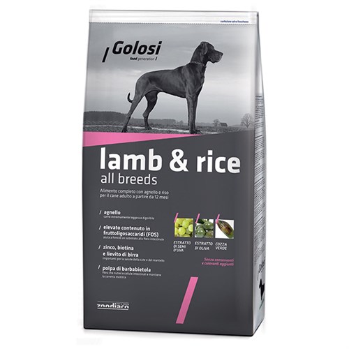 Golosi Lamb Rice Kuzu Etli Köpek Maması