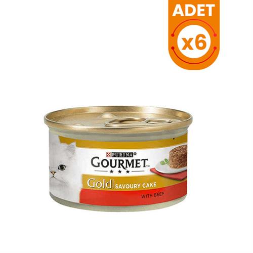 Gourmet Gold Savoury Cake Sığır Etli Konserve Kedi Maması