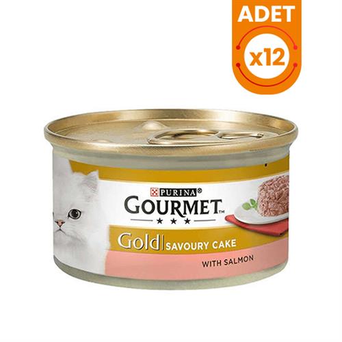 Gourmet Gold Savoury Cake Somonlu Konserve Kedi Maması