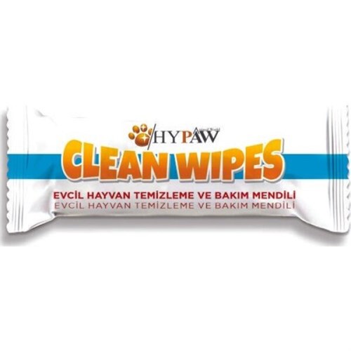 Hypaw Clean Wipes Kedi Köpek Temizleme ve Bakım Mendili Tekli