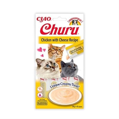 Inaba Ciao Churu Cream Tavuklu ve Peynirli Sıvı Kedi Ödül Maması